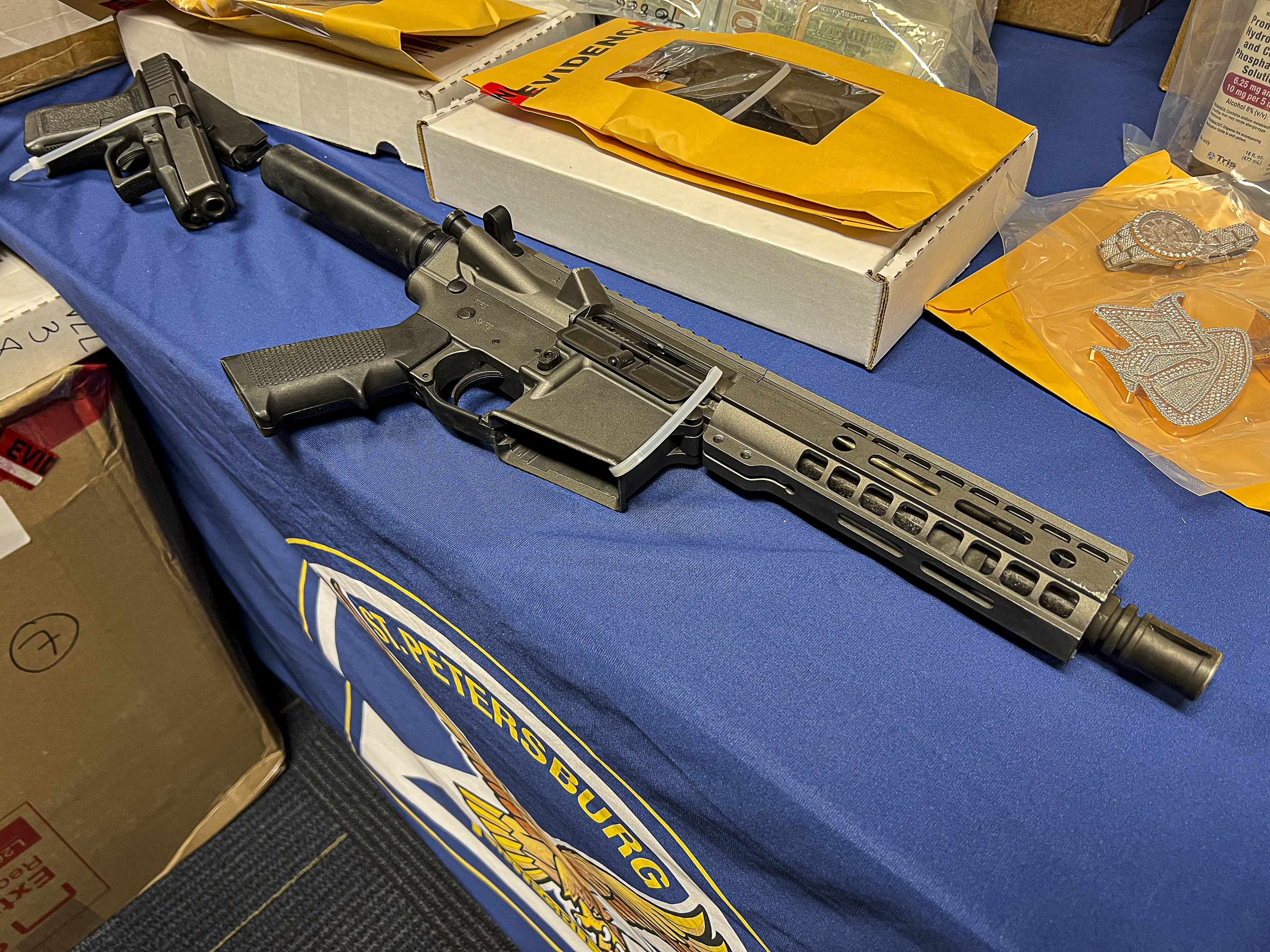 Guns taken
